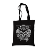 Skull Snake Tattoo Black Canvas Totebag - Premium  from W.E.N.S. WIND - Just 4990! Shop now at W.E.N.S. WIND