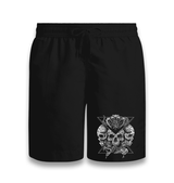 Skull Snake Tattoo Black Shorts - Premium  from W.E.N.S. WIND - Just 7990! Shop now at W.E.N.S. WIND