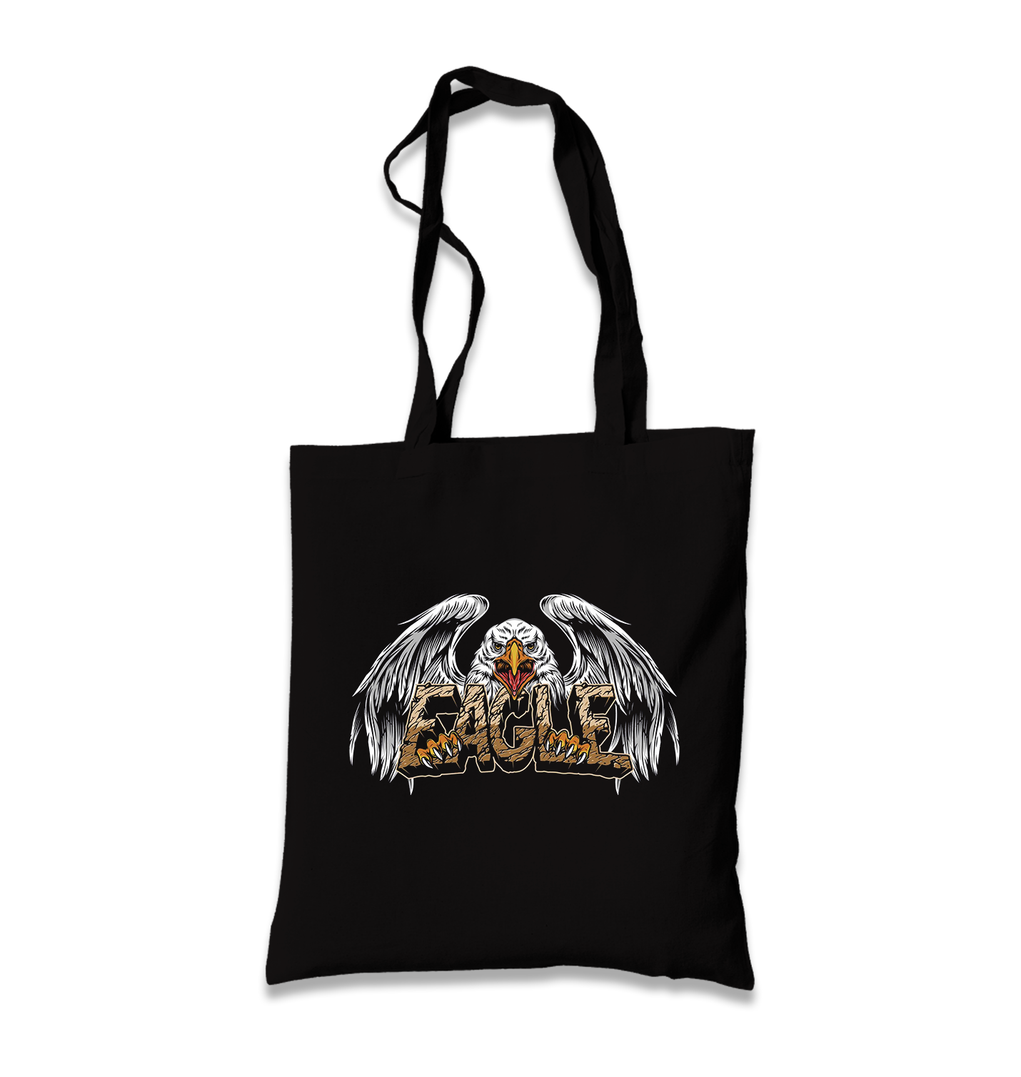 Wild Eagle Logo Black Canvas Totebag - Premium  from W.E.N.S. WIND - Just 4990! Shop now at W.E.N.S. WIND