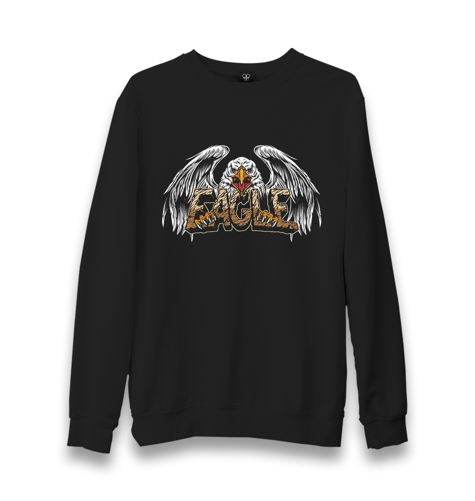 Wild Eagle Unisex Black Sweatshirt - Premium  from W.E.N.S. WIND - Just 10990! Shop now at W.E.N.S. WIND