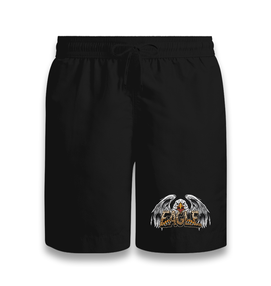 Wild Eagle Black Shorts - Premium  from W.E.N.S. WIND - Just 7990! Shop now at W.E.N.S. WIND