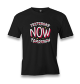 Yesterday, Now, Tomorrow Men's Black Tshirt - Premium  from W.E.N.S. WIND - Just 6490! Shop now at W.E.N.S. WIND