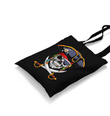 Pirate Colorful Black Canvas Totebag - Premium  from W.E.N.S. WIND - Just 4990! Shop now at W.E.N.S. WIND