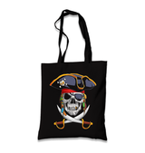 Pirate Colorful Black Canvas Totebag - Premium  from W.E.N.S. WIND - Just 4990! Shop now at W.E.N.S. WIND