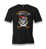 Pirate Colorful Men's Black Tshirt - Premium  from W.E.N.S. WIND - Just 6490! Shop now at W.E.N.S. WIND