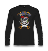 Pirate Colorful Unisex Black Longsleeve - Premium  from W.E.N.S. WIND - Just 7990! Shop now at W.E.N.S. WIND