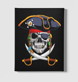 Pirate Colorful Black Canvas Wall Art 35x40cm - Premium  from W.E.N.S. WIND - Just 7990! Shop now at W.E.N.S. WIND