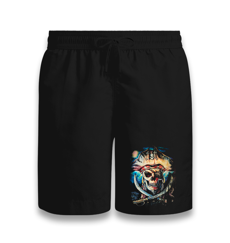 Pirate Swords Black Shorts - Premium  from W.E.N.S. WIND - Just 7990! Shop now at W.E.N.S. WIND