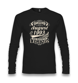 Life Begins in August 1993 Unisex Black Longsleeve - Premium  from W.E.N.S. WIND - Just 7990! Shop now at W.E.N.S. WIND