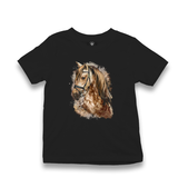 Horse XIII Kid's Black T-shirt - Premium  from W.E.N.S. WIND - Just 5990! Shop now at W.E.N.S. WIND
