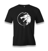 Wolf and Sword Men's Black Tshirt - Premium  from W.E.N.S. WIND - Just 6490! Shop now at W.E.N.S. WIND