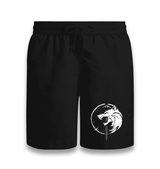 Wolf and Sword Black Shorts - Premium  from W.E.N.S. WIND - Just 7990! Shop now at W.E.N.S. WIND