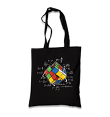 Rubic Cube - Mathematics Black Canvas Totebag - Premium  from W.E.N.S. WIND - Just 4990! Shop now at W.E.N.S. WIND