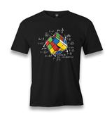 Rubik's Cube-Mathematical Men's Black Tshirt - Premium  from W.E.N.S. WIND - Just 6490! Shop now at W.E.N.S. WIND