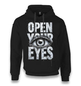 Open Your Eyes Unisex Black Hoodie