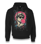 Leonardo Bubble Gum Unisex Black Hoodie