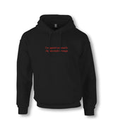 I Support Women’s Rights and Wrongs Unisex Black Hoodie Graphic Print