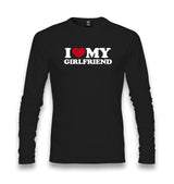 I Love My Girlfriend Unisex Longsleeve Graphic Print