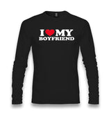 I Love My Boyfriend Unisex Longsleeve Graphic Print
