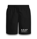 Aperol Spritz and Pizza Unisex Black Shorts Graphic Print