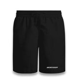 ABCDEFCKOFF Unisex Black Shorts Graphic Print
