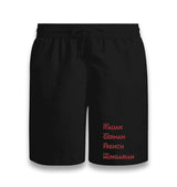 Dress Italian Drive German Kiss French Marry Turkish Unisex Black Shorts Graphic Print