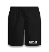 BDSM Business Development Sales and Marketing Unisex Black Shorts Graphic Print