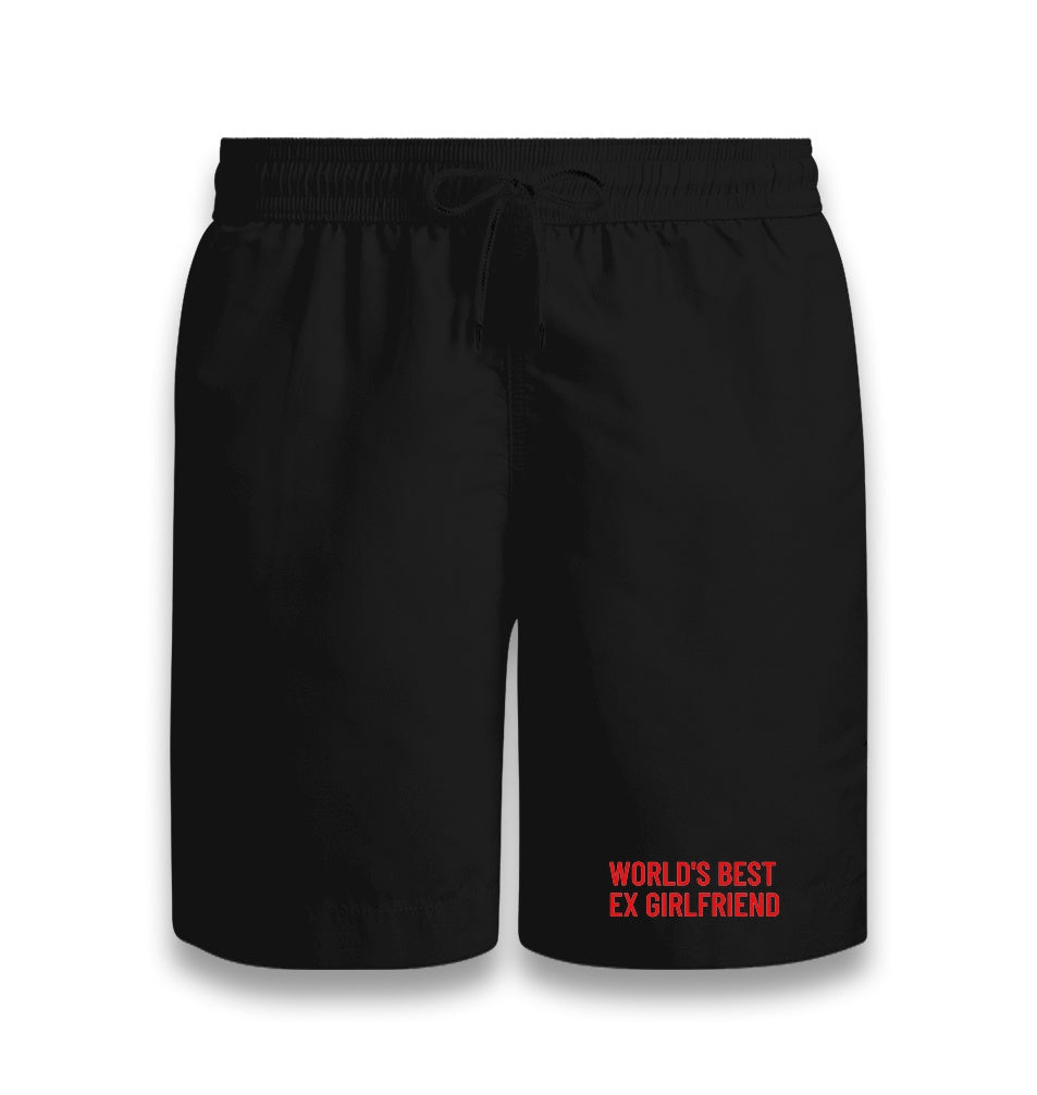 World’s Best Ex Girlfriend Unisex Black Shorts Graphic Print