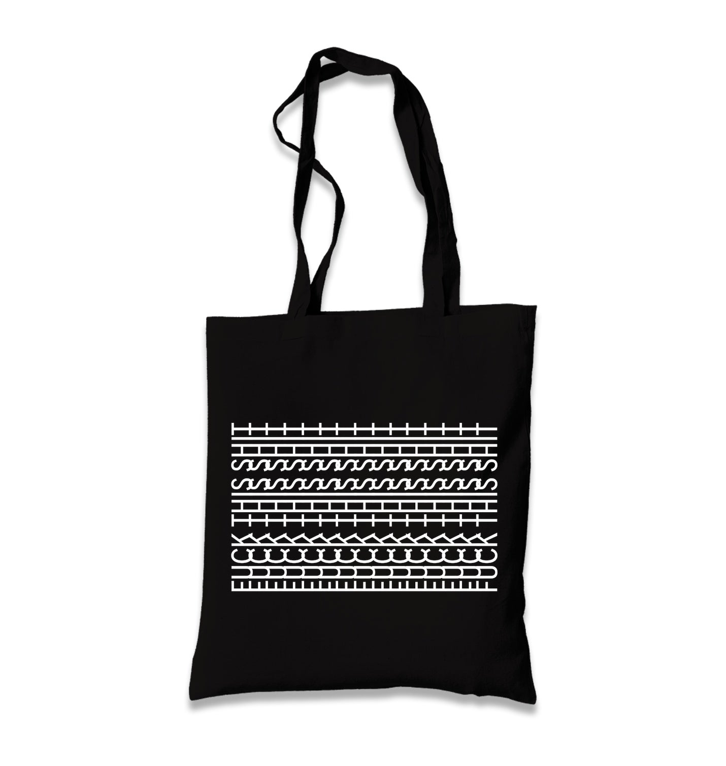 Fck This Shit Black Canvas Tote Bag Graphic Print